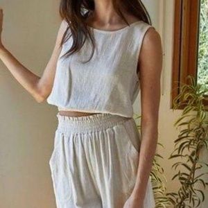 By Together Simple Line Crop Top NWT